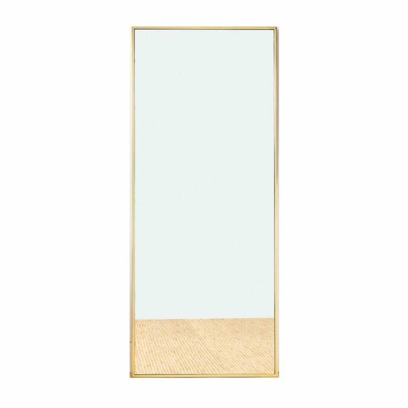 West Elm Metal Framed Floor Mirror image number 0